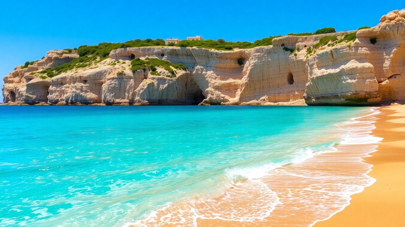 Malta: Perły Morza Śródziemnego, plaża, klify, turkusowa woda.
