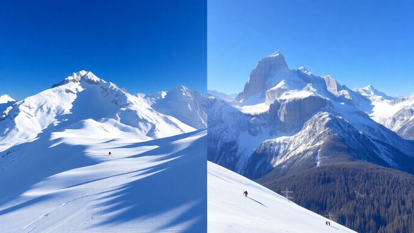 Austria vs Włochy na narty: góry i stoki