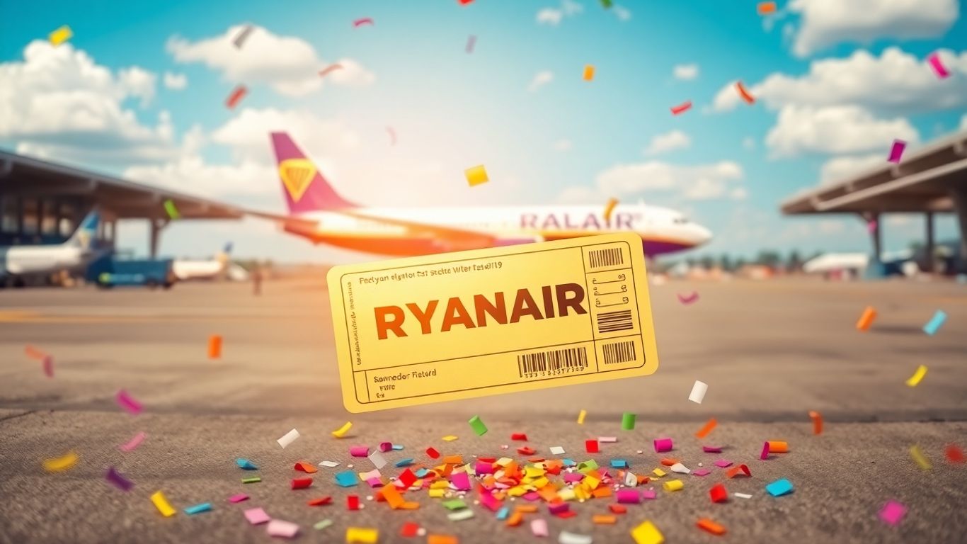Tanie bilety lotnicze Ryanair na wakacje 2025.